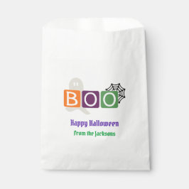 Sacolinha BOO Halloween Sayings Goodie Bag