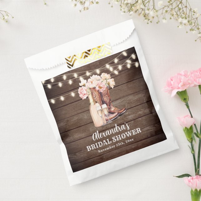 Sacolinha Boots Rustic Cowgirl CHÁ DE PANELA Obrigado (Selado)