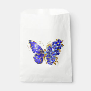 Sacolinha Borboleta Flor Sapphire
