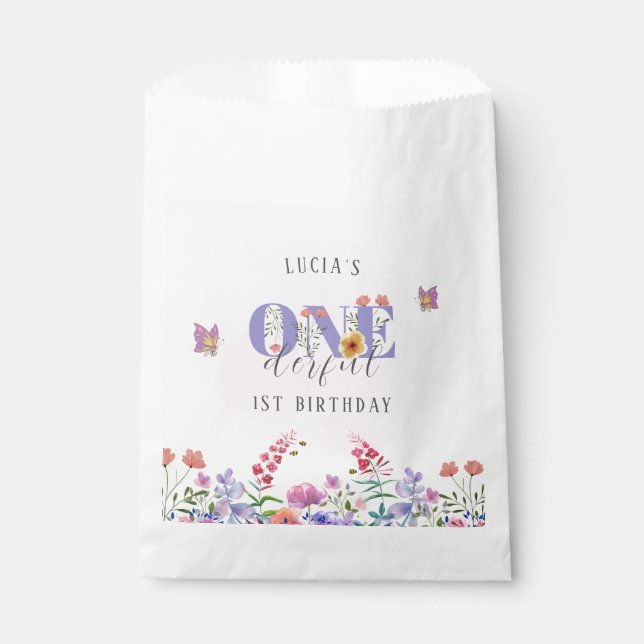 Sacolinha Borboleta Maravilhosa E Abelhas (Frente)