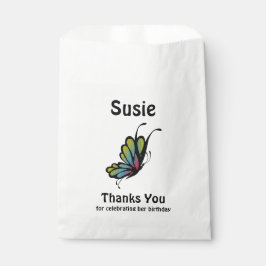 Sacolinha Borboleta Obrigado