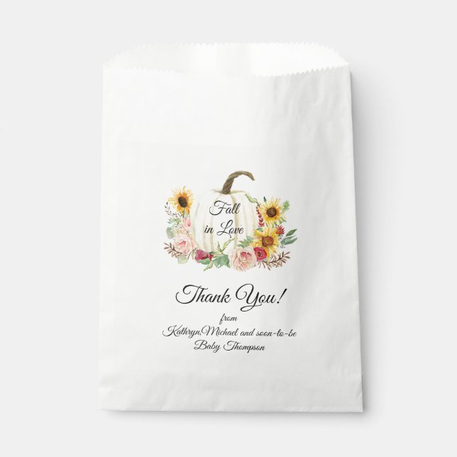 Sacolinha Borgonha Girassol Floral Russo Pumpkin Queda Bebê (Frente)