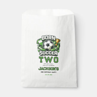 Sacolinha Born 2 Soccer Sports Themed Boy 2nd Birthday Party