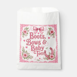 Sacolinha Botas, Laços e Dedinhos de Bebê