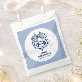 Sacolinha Bow Crest Rookie Football Sport Boy Baby Shower