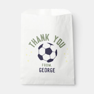 Sacolinha Boys Cool Futebol Obrigado Crianças Aniversário