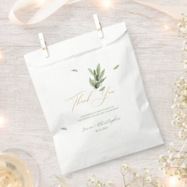 Sacolinha Branch De Folhas Da Toscana - Obrigado