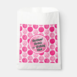 Sacolinha Branco Rosa-Rosa-Coletor-Festa de aniversário-Colo