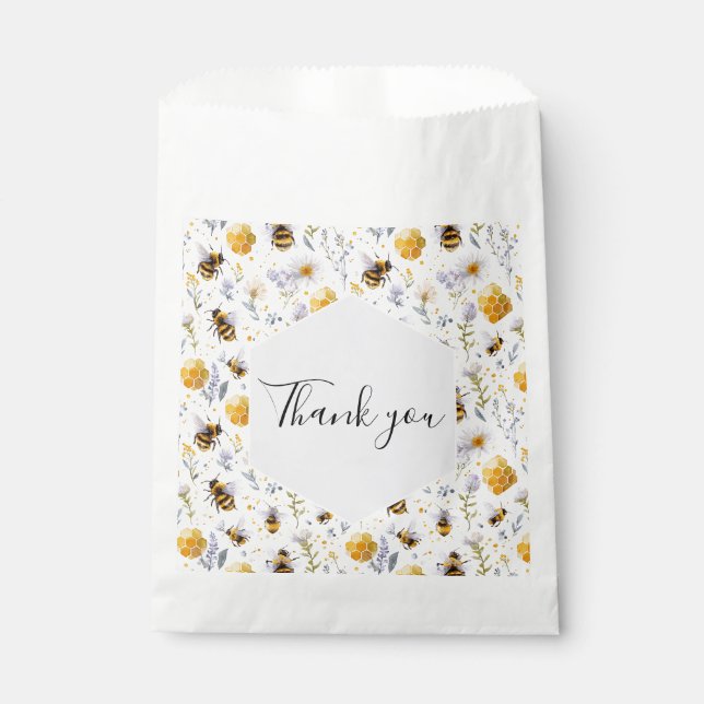 Sacolinha Bridal Shower She's Found Her Honey Thank You (Frente)