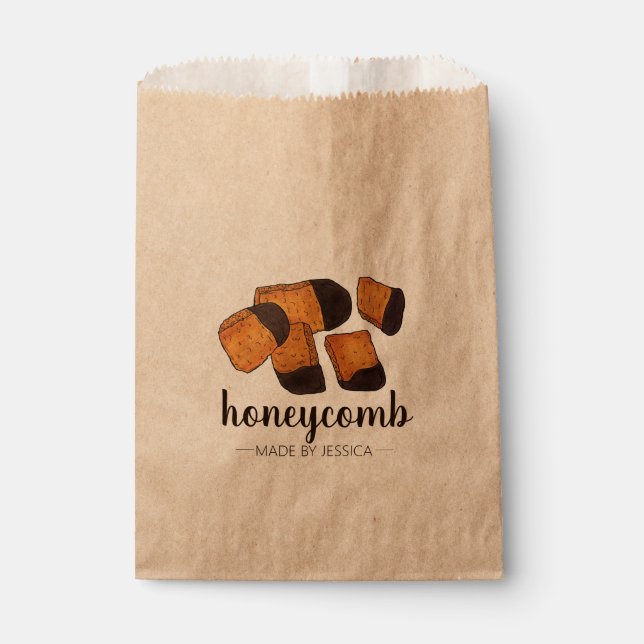 Sacolinha British Honeycomb Sponge Cinder Toffee Candy Sweet (Frente)