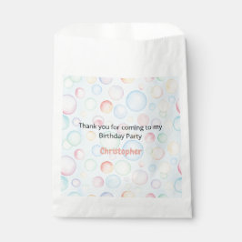 Sacolinha Bubbles & Fins Children's Birthday