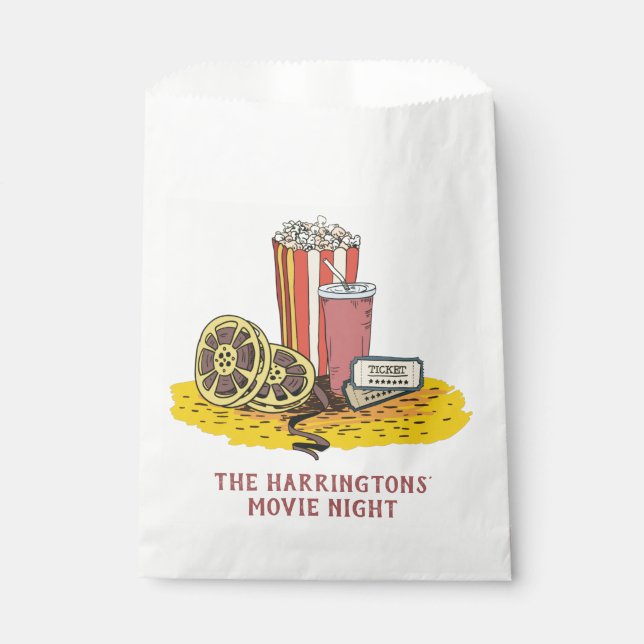 Sacolinha Buff de Filme de Texto Personalizado (Frente)