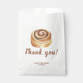 Sacolinha Bun in the oven Baby Shower Thank you