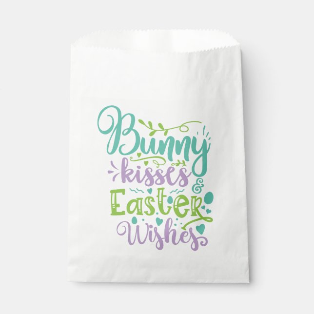 Sacolinha Bunny Kisses e Páscoas Wish (Frente)