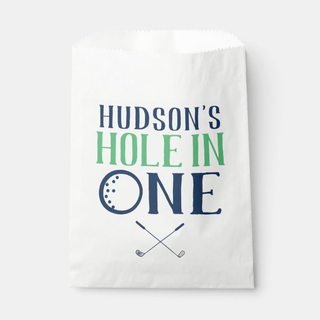 Sacolinha Buraco Personalizado em Um Primeiro Aniversário Fa (Frente)