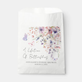 Sacolinha Butterfly Wildflower Bridal Shower