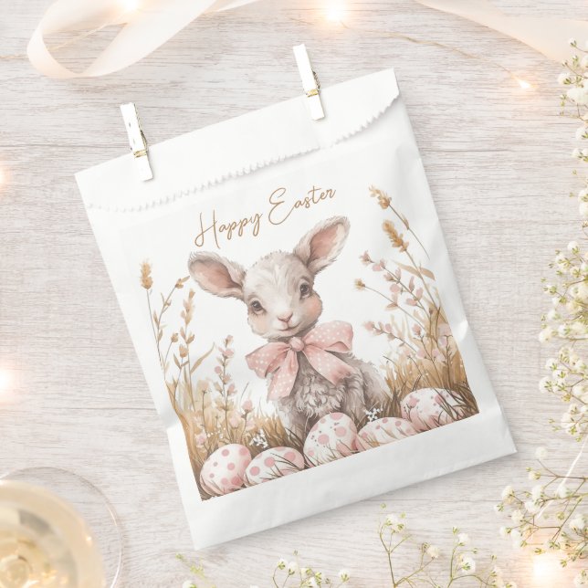 Sacolinha Caça de Ovo de Páscoa Primavera e Pastel (Cortado)