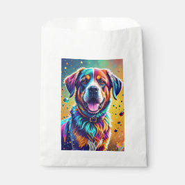 Sacolinha Cachorro alegre e alegre e divertido, salgado