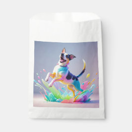 Sacolinha Cachorro alegre e alegre e divertido, salgado