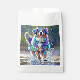 Sacolinha Cachorro alegre e alegre e divertido, salgado