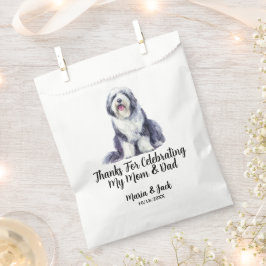 Sacolinha Cachorro de Ovelha do Inglês Antigo Casamento de E