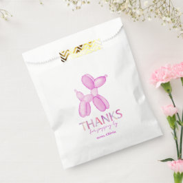 Sacolinha Cachorro Rosa Cachorro Cachorro Aniversário Bag