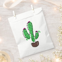Cactus no Bloom Favor Bag