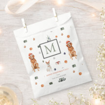 Cães & Presentes Feliz Natal Monograma