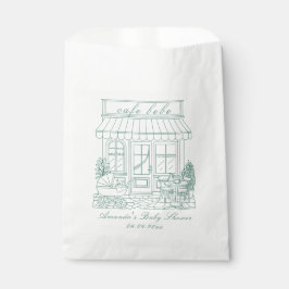 Sacolinha Cafe Bebe Bonjour Baby Shower