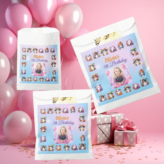 Sacolinha Café Lover Ghost Favor Bag para Crianças Aniversár (Criador carregado)