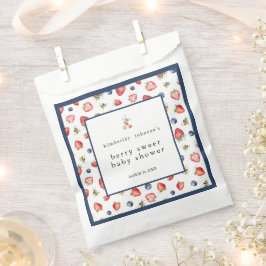 Sacolinha Caixa de Chá de fraldas de Berry Sweet Strawberry