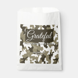 Sacolinha Camuflagem Marrom e Bege Terroso Grato