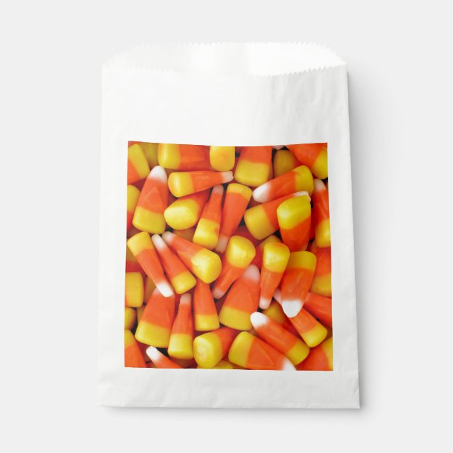 Sacolinha Candy Corn Halloween Party Paper (Frente)