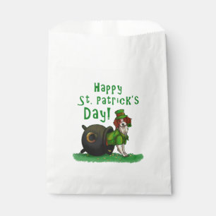 Sacolinha Cão do dia de St Patrick afortunado