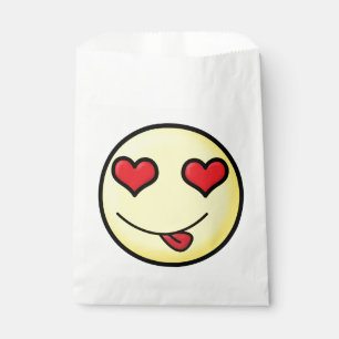 Sacolinha Cara de amor sorridente
