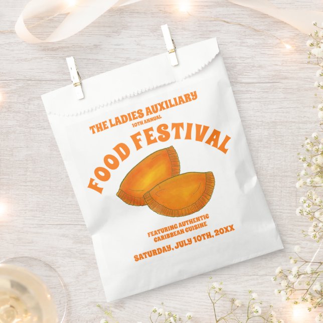 Sacolinha Caribe de Festa de Comida de Carne de Bovino jamai (Cortado)