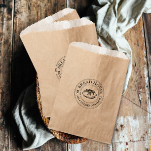 Sacolinha Carimbo de logotipo Bolsas de papel