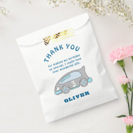 Sacolinha Carro Race Azul Menino