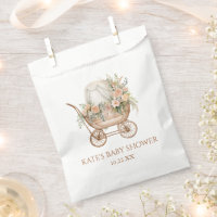 Carruagem de Bebê Floral Elegante
