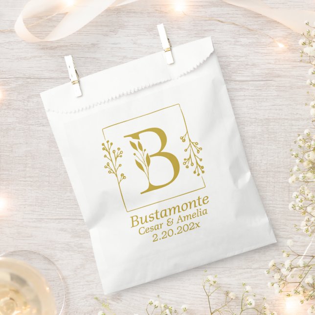 Sacolinha Carta Botânica Moderna Personalizada com B   (Cortado)