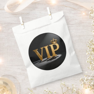 Sacolinha Carta Dourada Vintage - VIP com Coroa 8