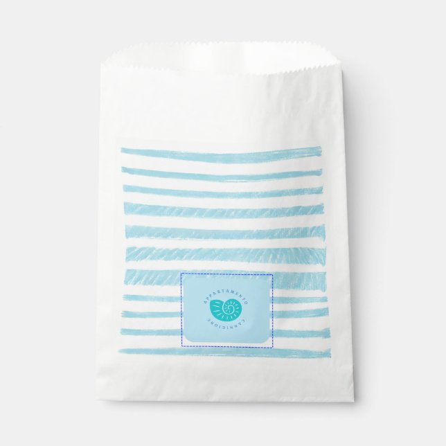 Sacolinha Cartaz do Bustine di alimentiPersonalizar White Fa (Frente)