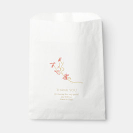 Sacolinha Casal de Casamento Floral Whimsical & Elegant