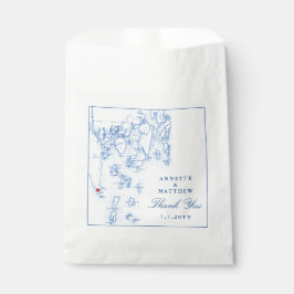 Sacolinha Casamento Azul De Southport Newagen