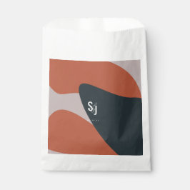 Sacolinha Casamento Blush Azul Orgânico Terracotta