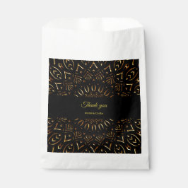 Sacolinha Casamento clássico de luxo elegante com mandala tr