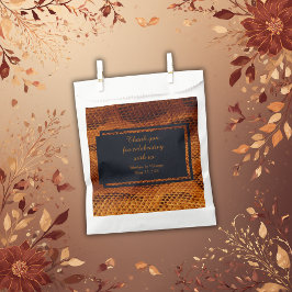 Sacolinha casamento com animais de pele cobra de luxo