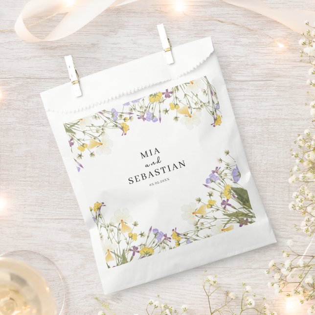 Sacolinha Casamento com Aquarela Lilac (Cortado)