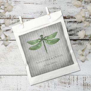 Sacolinha Casamento com Dragonfly Verde