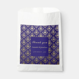 Sacolinha Casamento com Púrpura Violeta e Dourado